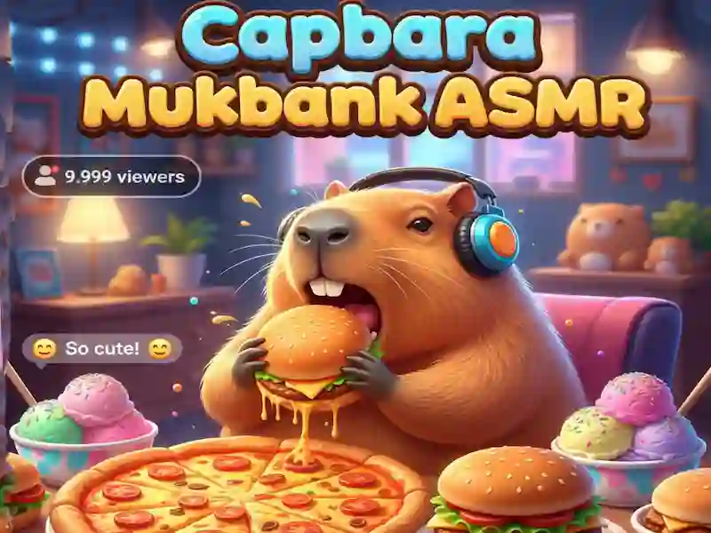 Permainan Kapibara Mukbang ASMR secara online