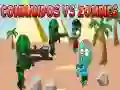 Permainan Kommando vs Zombie secara online Permainan Kommando vs Zombie secara online