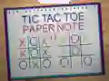 Permainan Tic Tac Toe Catatan Kertas 2 secara online Permainan Tic Tac Toe Catatan Kertas 2 secara online