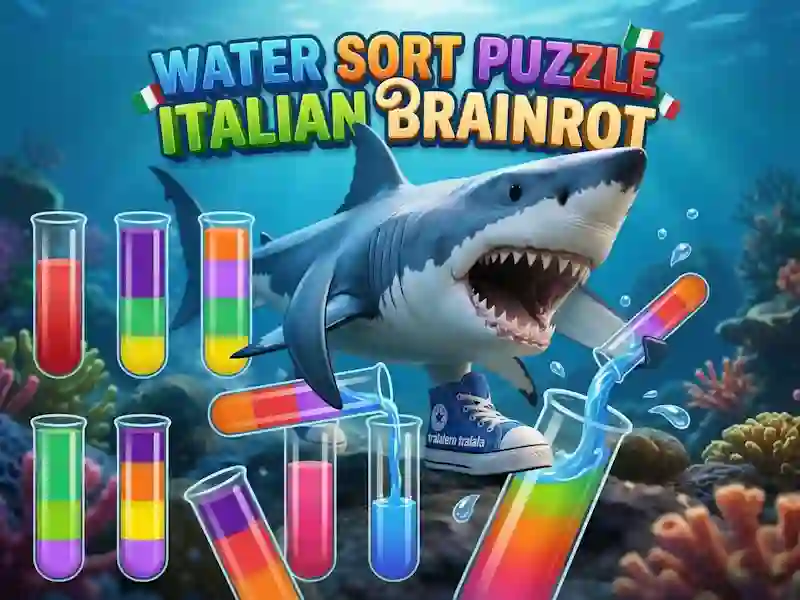 Permainan Water Sort Puzzle Italian Brainrot secara online