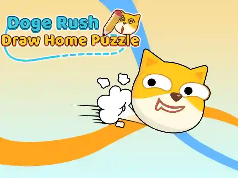 Permainan Doge Rush Draw Home Puzzle secara online