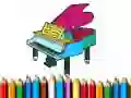 Permainan Kembali ke Sekolah: Buku Mewarnai Piano secara online Permainan Kembali ke Sekolah: Buku Mewarnai Piano secara online