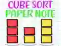 Permainan Penyortiran Kubus Catatan Kertas secara online