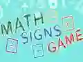 Permainan Permainan Tanda Matematika secara online Permainan Permainan Tanda Matematika secara online