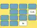 Permainan Memori Matematika secara online