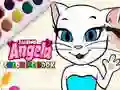 Permainan Buku Mewarnai Talking Angela secara online