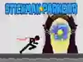 Permainan Stickman Parkour secara online Permainan Stickman Parkour secara online