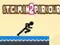 Permainan StickMan Parkour 2 secara online Permainan StickMan Parkour 2 secara online