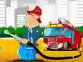 Permainan Perbedaan Mobil Pemadam Kebakaran secara online