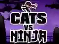 Permainan Kucing Vs Ninja secara online Permainan Kucing Vs Ninja secara online