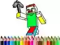 Permainan Kembali ke Sekolah: Mewarnai Minecraft secara online Permainan Kembali ke Sekolah: Mewarnai Minecraft secara online