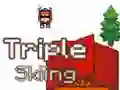 Permainan Skiing Triple 2D secara online Permainan Skiing Triple 2D secara online