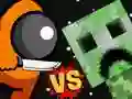 Permainan Di Antara vs Creeper secara online Permainan Di Antara vs Creeper secara online