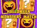 Permainan Halloween Monsters Match secara online