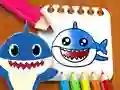 Permainan Buku Mewarnai Baby Shark secara online Permainan Buku Mewarnai Baby Shark secara online