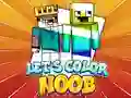 Permainan Mari Warnai Noob secara online Permainan Mari Warnai Noob secara online