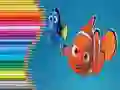 Permainan Buku Mewarnai untuk Menemukan Nemo secara online Permainan Buku Mewarnai untuk Menemukan Nemo secara online