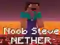 Permainan Noob Steve Nether secara online Permainan Noob Steve Nether secara online