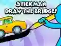 Permainan Stickman Gambar Jembatan secara online Permainan Stickman Gambar Jembatan secara online