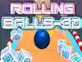 Permainan Bola Menggelinding-3D secara online Permainan Bola Menggelinding-3D secara online