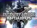 Permainan Serangan Infanteri Pertempuran 3D FPS secara online