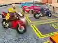 Permainan Permainan Parkir Motor Berat di Kota 3D secara online