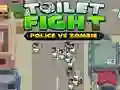 Permainan Pertarungan Toilet: Polisi vs Zombie secara online