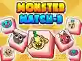 Permainan Monster Match-3 secara online