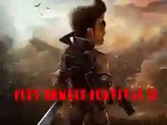 Permainan Survival Zombie Kota 2D secara online