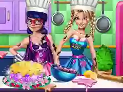 Permainan Kontes Memasak Superhero secara online Permainan Kontes Memasak Superhero secara online