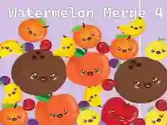 Permainan Penggabungan Semangka 4 secara online