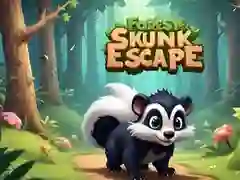Permainan Pelarian Skunk Hutan secara online