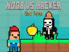 Permainan Noob vs Hacker Apel Emas secara online