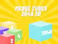 Permainan Gabungkan Kubus 2048 3D secara online