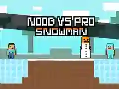 Permainan Noob vs Pro Snowman secara online Permainan Noob vs Pro Snowman secara online