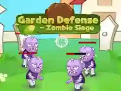 Permainan Pertahanan Taman - Pengepungan Zombie secara online Permainan Pertahanan Taman - Pengepungan Zombie secara online