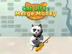 Permainan Kehidupan Kucing: Gabungkan Uang secara online Permainan Kehidupan Kucing: Gabungkan Uang secara online