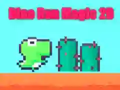 Permainan Lari Dino Sihir 2D secara online