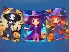 Permainan Puzzle Halloween Menyeramkan secara online Permainan Puzzle Halloween Menyeramkan secara online