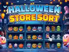 Permainan Pengurutan Toko Halloween secara online