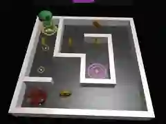 Permainan Labirin 3D dan Robot secara online