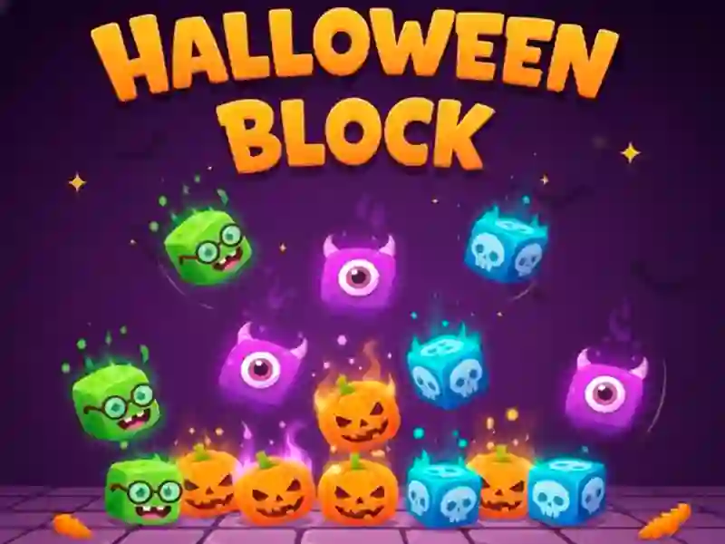 Permainan Blok Halloween secara online