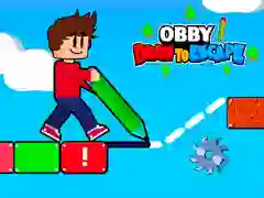 Permainan Obby Gambar untuk Melarikan Diri secara online