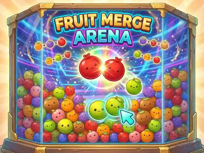 Permainan Fruit Merge Arena secara online