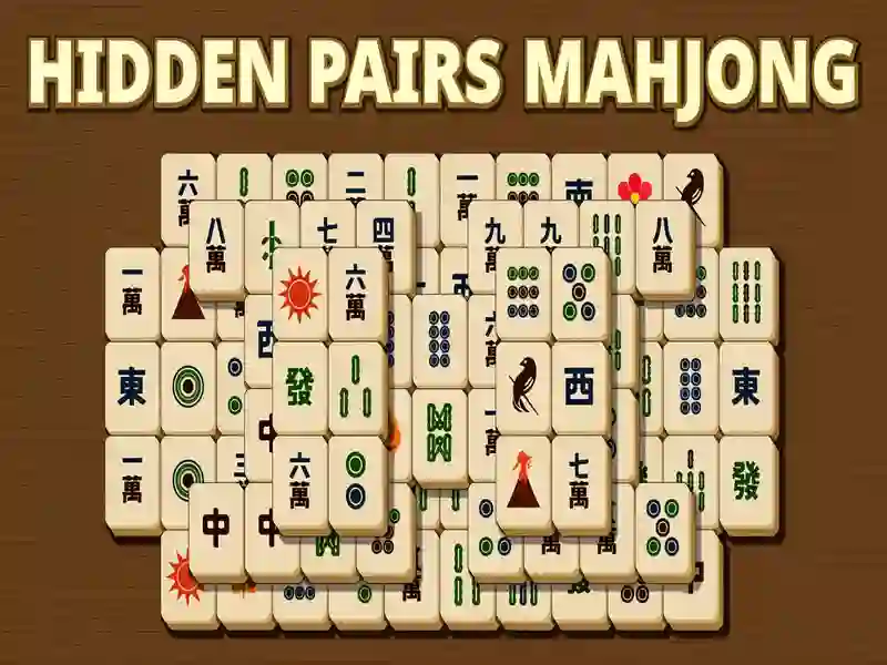 Permainan Pasangan tersembunyi mahjong secara online