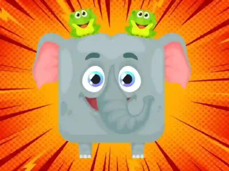 Permainan Jelly-perut. Membuat gajah secara online