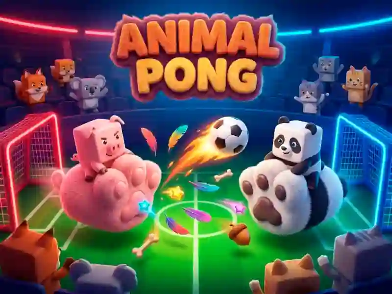 Permainan Animal Paws Pong secara online