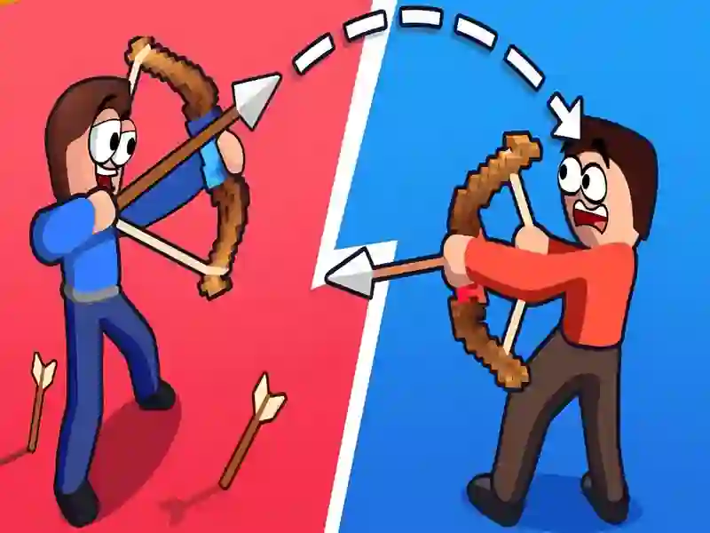 Permainan Dua pemanah: duel busur secara online Permainan Dua pemanah: duel busur secara online