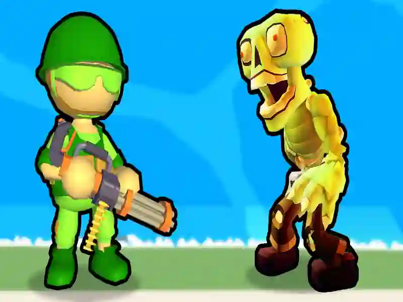 Permainan Penghancuran Stickman Zombie secara online