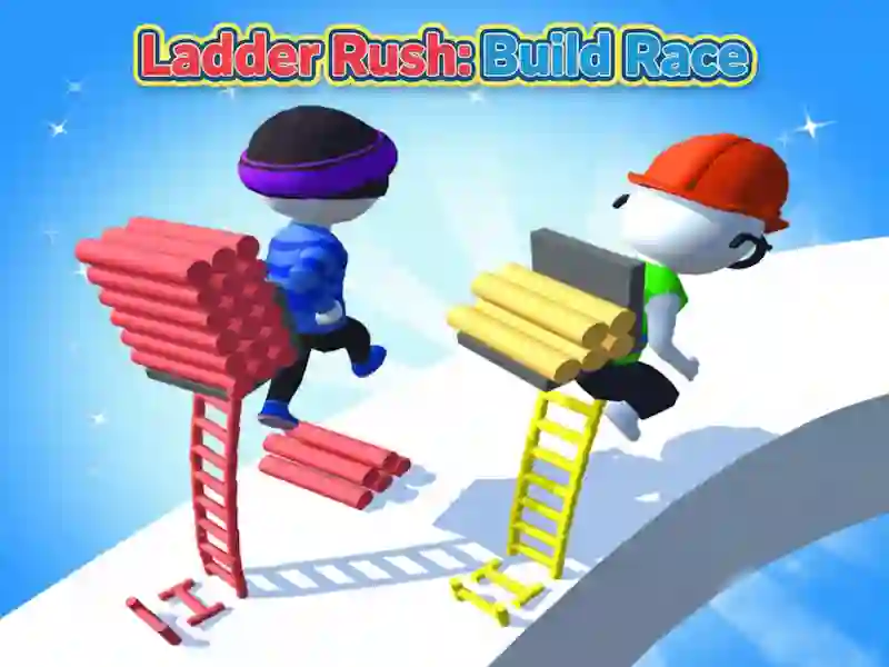 Permainan Ladder Rush: Bangun Balapan secara online